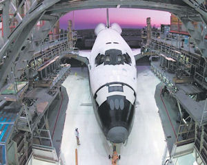 End of an Era as Seen from Space Shuttle’s Birthplace