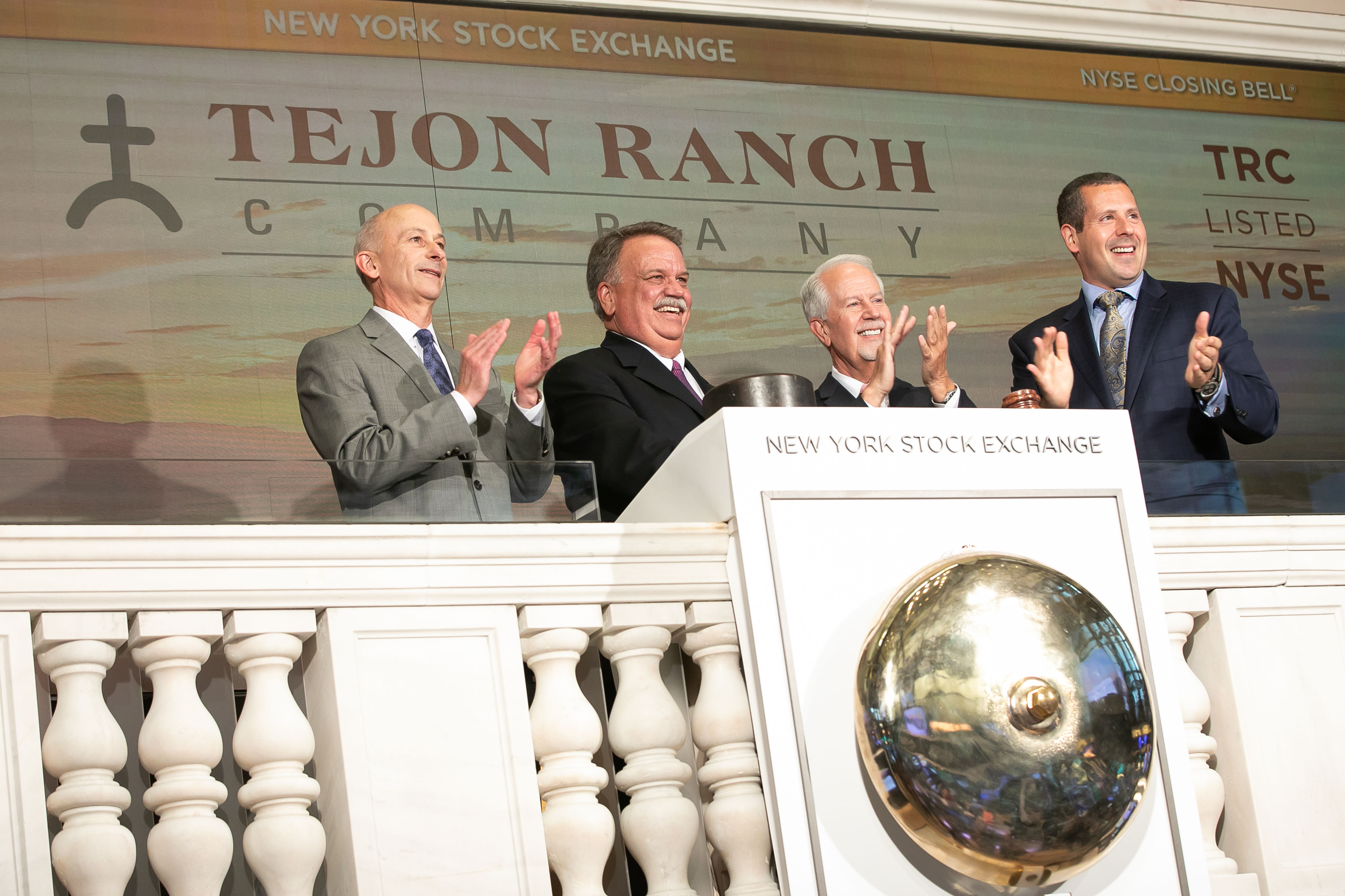 Tejon Ranch Rings Bell at NYSE